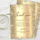 Search for 50th anniversary thank you cards Gold glitter