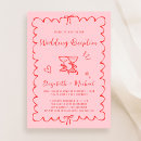 Search for married in red invitations Couple