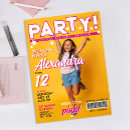 Search for 12 year old girl birthday invitations Pink