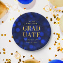Search for blue and gold graduation plates Graduate