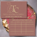 Search for burnt business cards Terracotta