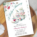Search for teapot baby shower invitations Tea party shower