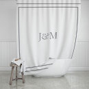 Search for monogram shower curtains Hotel chic
