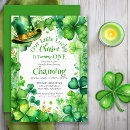 Search for st patricks 1st birthday invitations Irish birthday party