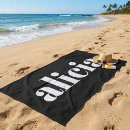 Search for black and white beach towels Chic