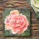 Search for elegant simple modern floral flower coasters Pink