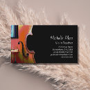 Search for violin teacher business cards Music lessons
