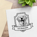 Search for golden retriever rubber stamps Pet