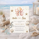 Search for sea baby girl shower invitations Pink