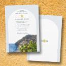 Search for amalfi coast wedding invitations Mediterranean