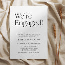 Search for classy engagement party invitations We're engaged