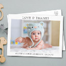 Search for love thank postcards Newborn