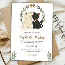 Search for cat wedding invitations Save