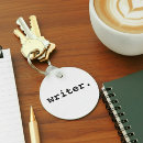 Search for writers key rings Novelist