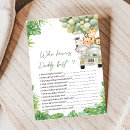 Search for jungle safari games Baby shower