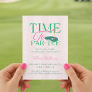 Search for golf country club invitations Pink and green