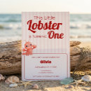 Search for lobster birthday invitations Coastal