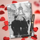 Search for modern valentines day cards Black and white