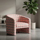 Search for red and gray fabric For her