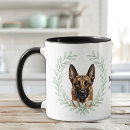 Search for belgian malinois mugs Watercolor