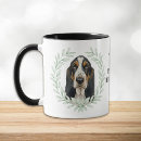 Search for basset hound mugs Watercolor