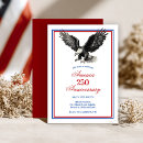Search for america party invitations 250th anniversary