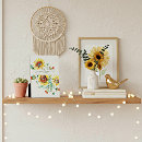 Search for sunflower plaques Watercolor