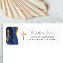 Search for navy blue cross return address labels Confirmation