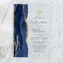 Search for navy confirmation invitations Elegant