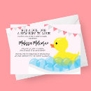 Search for rub a dub dub invitations Ducky
