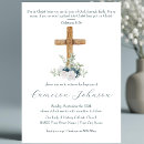 Search for bible verse christening invitations Cross