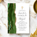 Search for green first communion invitations Modern