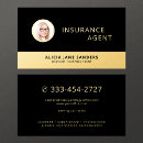 Search for insurance business cards Modern