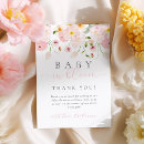 Search for baby in bloom thank you cards Script