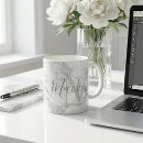 Search for white marble coffee mugs Girly