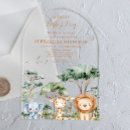 Search for sweet baby boy shower invitations Wildlife wilderness botanical forest