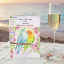 Search for lovebirds cards Watercolor
