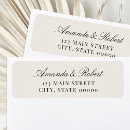 Search for ivory return address labels Minimalist