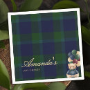 Search for green and white checkered napkins Old money