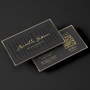 Search for black and gold business cards Realtor