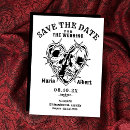 Search for skull save the dates Vintage