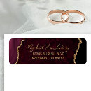 Search for glam wedding return address labels Trendy