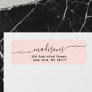 Search for pink hearts return address labels Modern