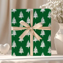 Search for green pine trees wrapping paper Stylish