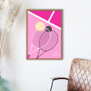 Search for tennis court posters Pink