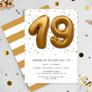 Search for 19 birthday invitations Simple
