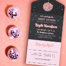Search for gold disco ball invitations Party