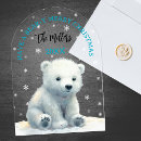 Search for polar bear christmas cards Simple