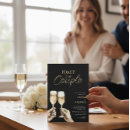 Search for champagne toast engagement party invitations Black