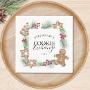Search for holly leaves napkins Watercolor